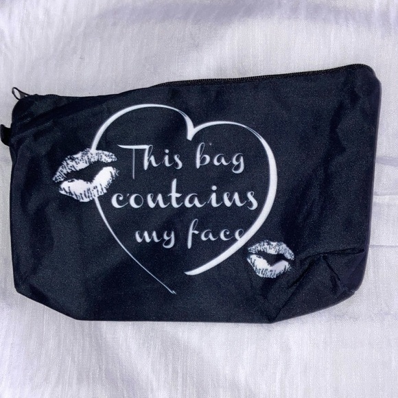 Cosmetic Case Black and White NWOT - Picture 11 of 13